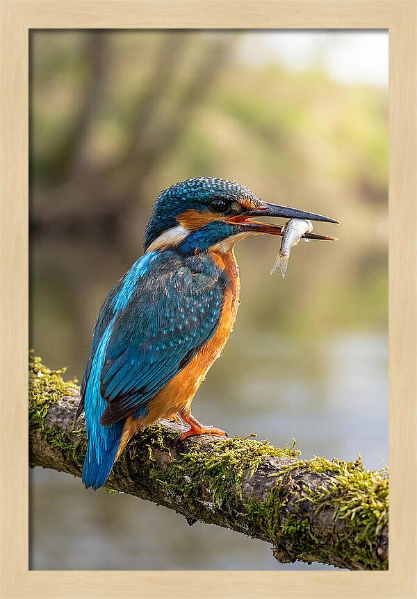 Kingfisher With Catch