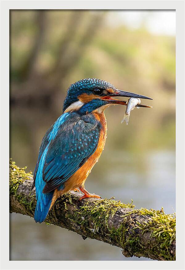 Kingfisher With Catch