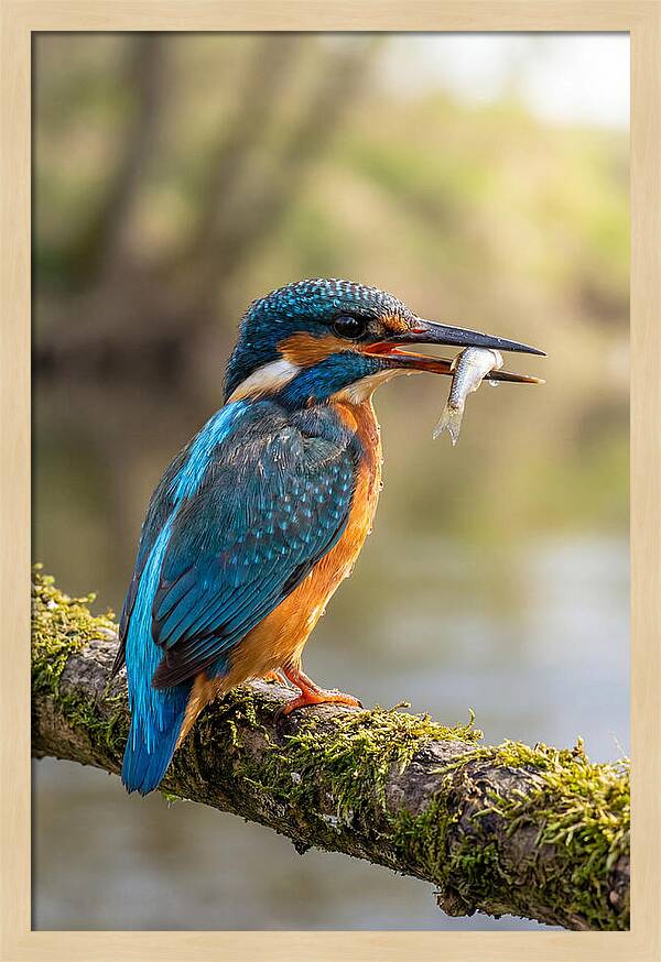 Kingfisher With Catch