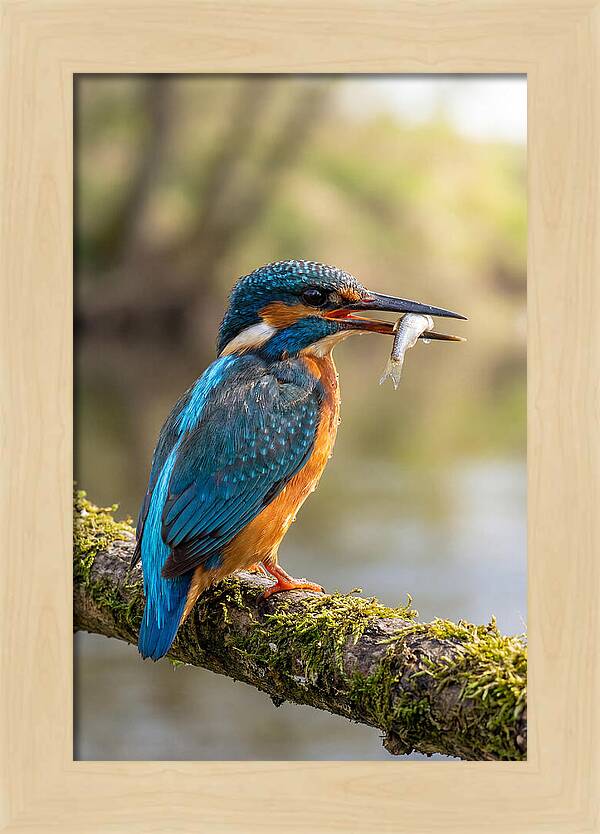 Kingfisher With Catch