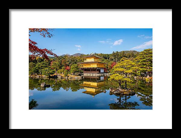 Kinkakuji Reflected In Tranquil Waters