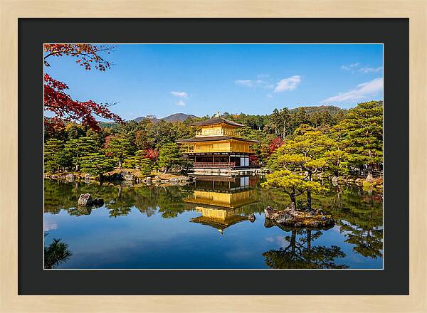 Kinkakuji Reflected In Tranquil Waters