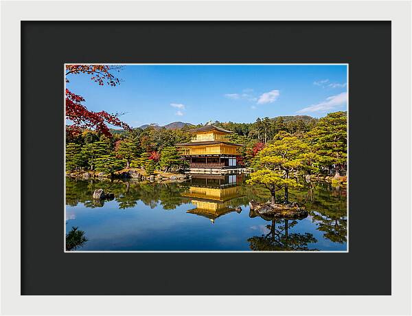 Kinkakuji Reflected In Tranquil Waters