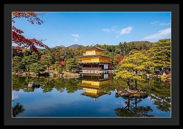 Kinkakuji Reflected In Tranquil Waters
