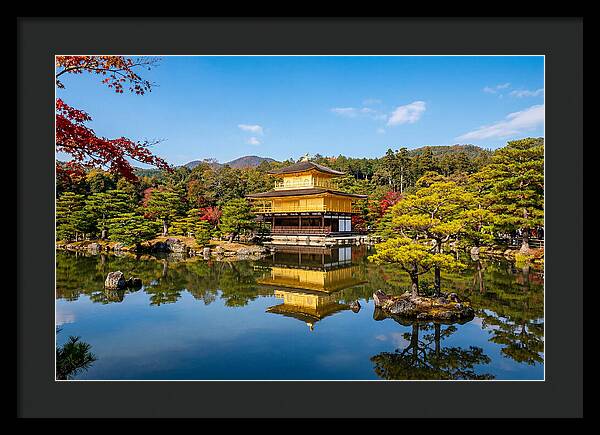 Kinkakuji Reflected In Tranquil Waters