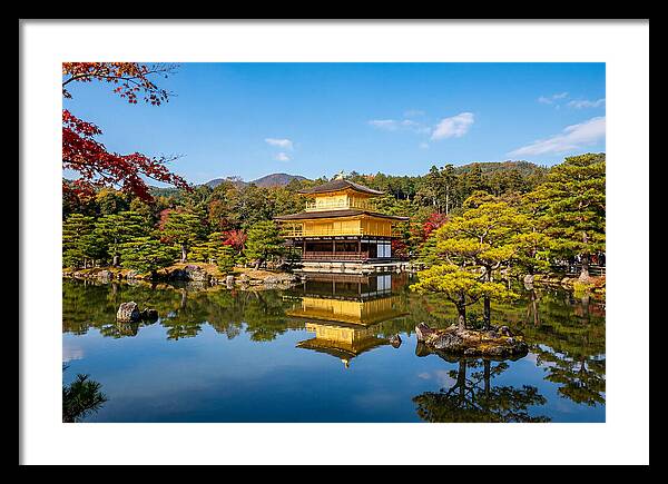 Kinkakuji Reflected In Tranquil Waters