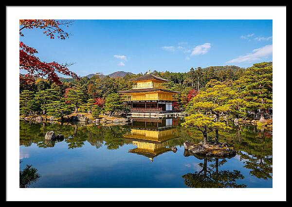 Kinkakuji Reflected In Tranquil Waters