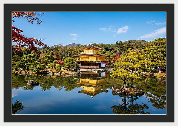 Kinkakuji Reflected In Tranquil Waters