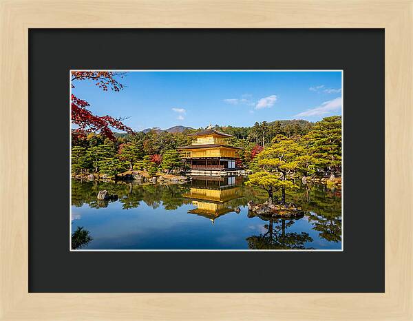 Kinkakuji Reflected In Tranquil Waters