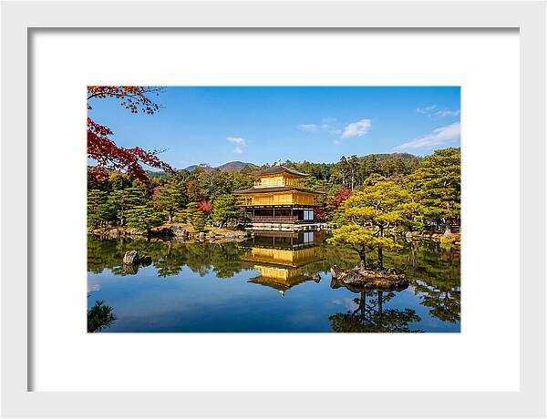 Kinkakuji Reflected In Tranquil Waters