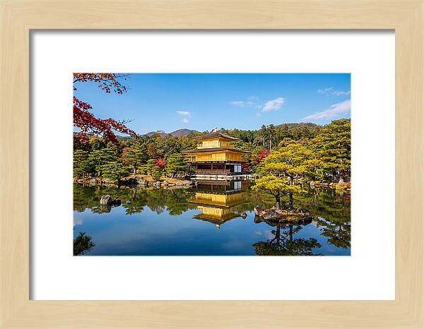 Kinkakuji Reflected In Tranquil Waters