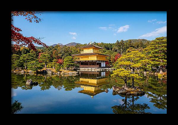 Kinkakuji Reflected In Tranquil Waters