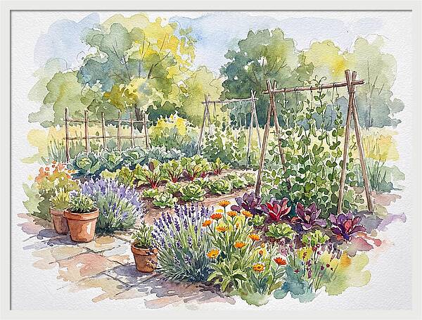 Kitchen Garden Serenity