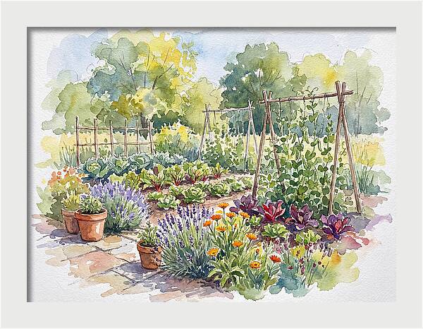 Kitchen Garden Serenity