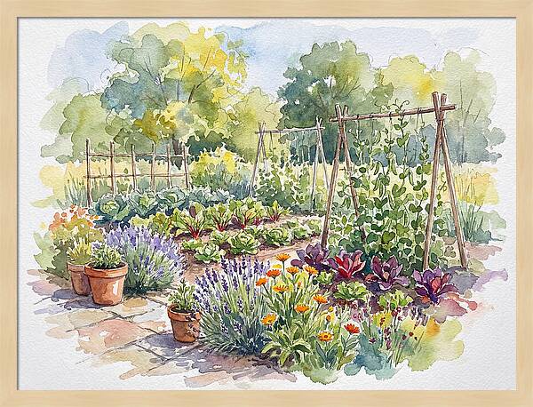 Kitchen Garden Serenity