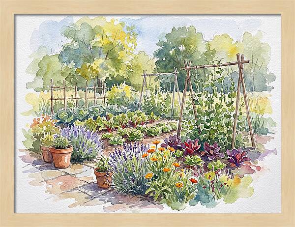 Kitchen Garden Serenity
