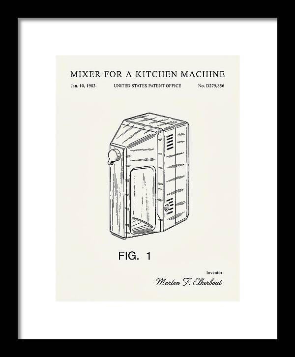 Kitchen Mixer Minimalist Patent Usd279856s