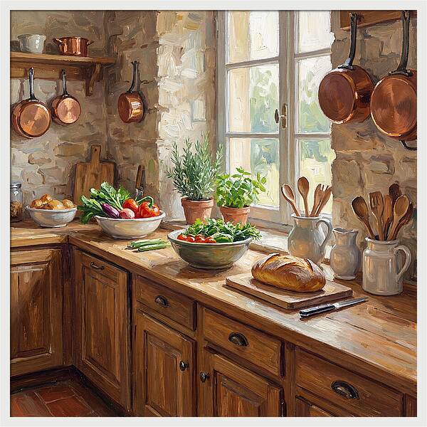 Kitchen Still Life Serenity
