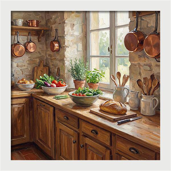 Kitchen Still Life Serenity