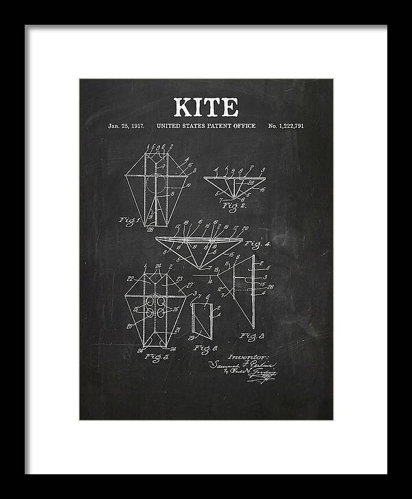 Kite Chalkboard Patent Us1222791