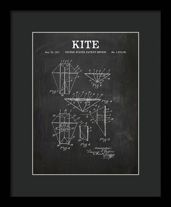 Kite Chalkboard Patent Us1222791