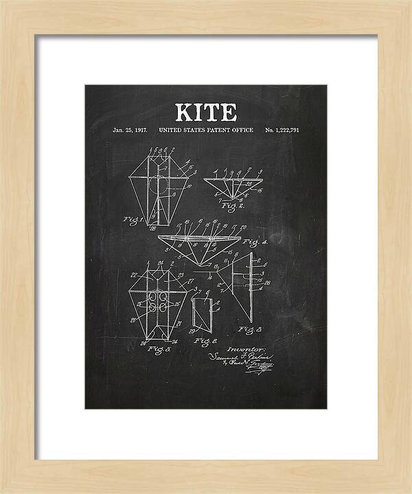 Kite Chalkboard Patent Us1222791