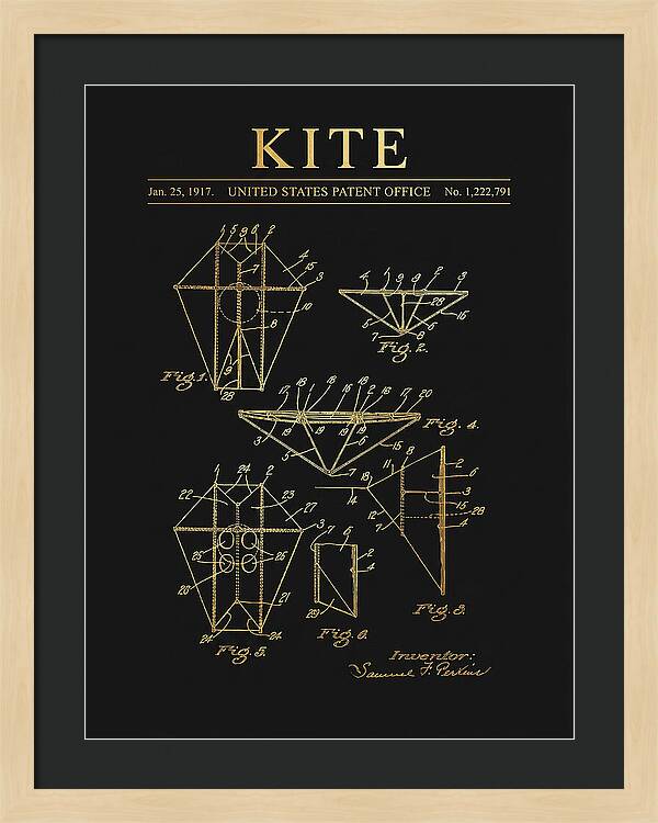 Kite Gold Patent Us1222791