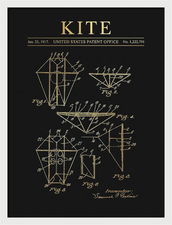 Kite Gold Patent Us1222791