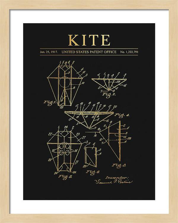 Kite Gold Patent Us1222791