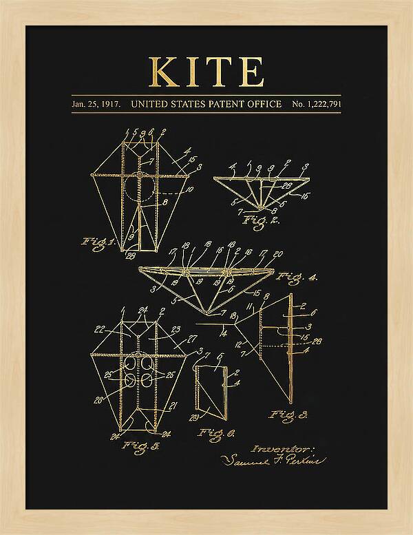 Kite Gold Patent Us1222791