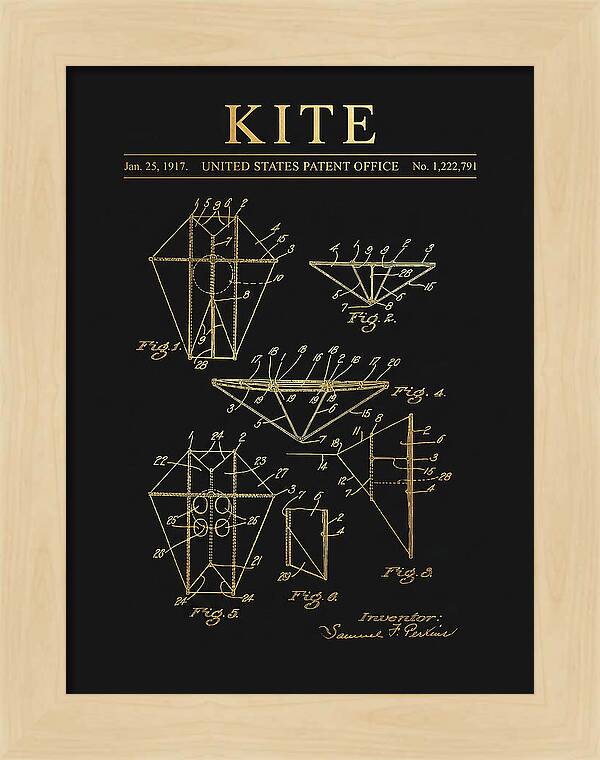 Kite Gold Patent Us1222791