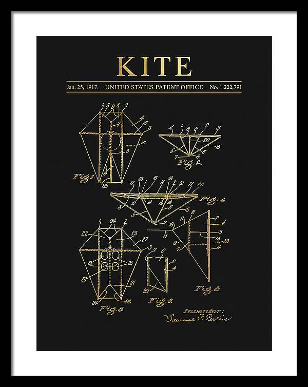 Kite Gold Patent Us1222791