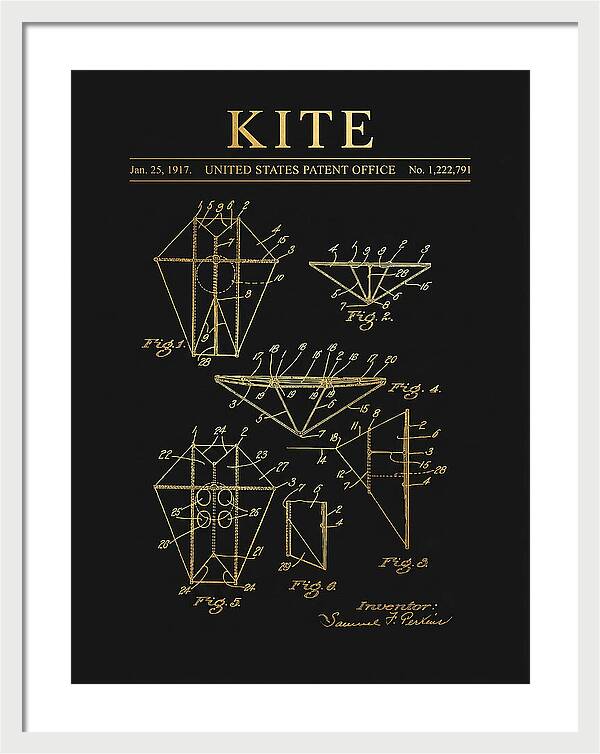Kite Gold Patent Us1222791