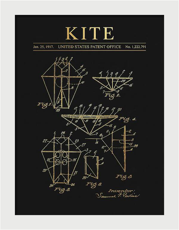 Kite Gold Patent Us1222791