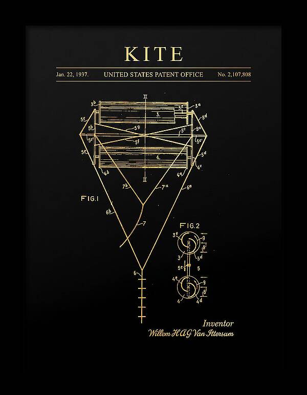 Kite Gold Patent Us2107808