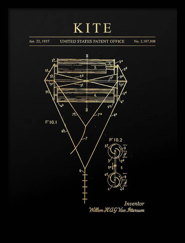 Kite Gold Patent Us2107808