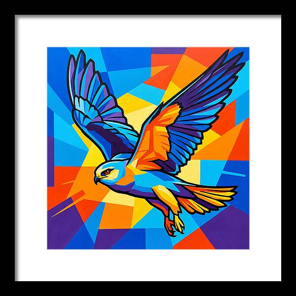 Kite In Vibrant Flight