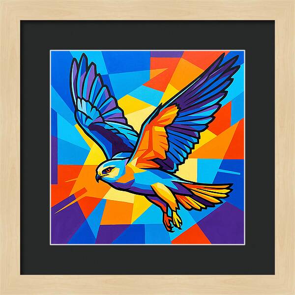 Kite In Vibrant Flight