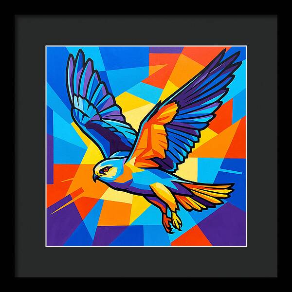 Kite In Vibrant Flight