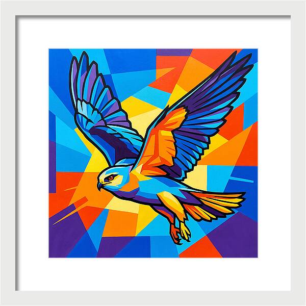 Kite In Vibrant Flight