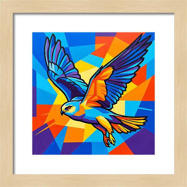 Kite In Vibrant Flight