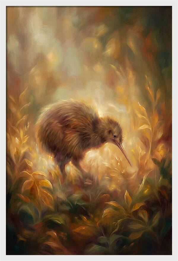 Kiwi Amongst Foliage