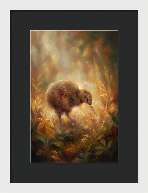 Kiwi Amongst Foliage