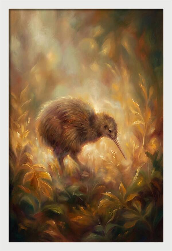 Kiwi Amongst Foliage