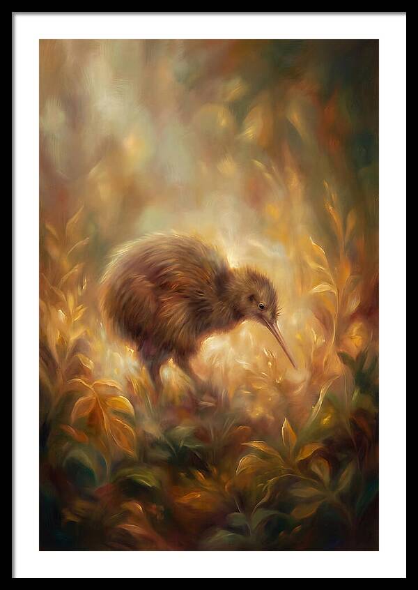 Kiwi Amongst Foliage
