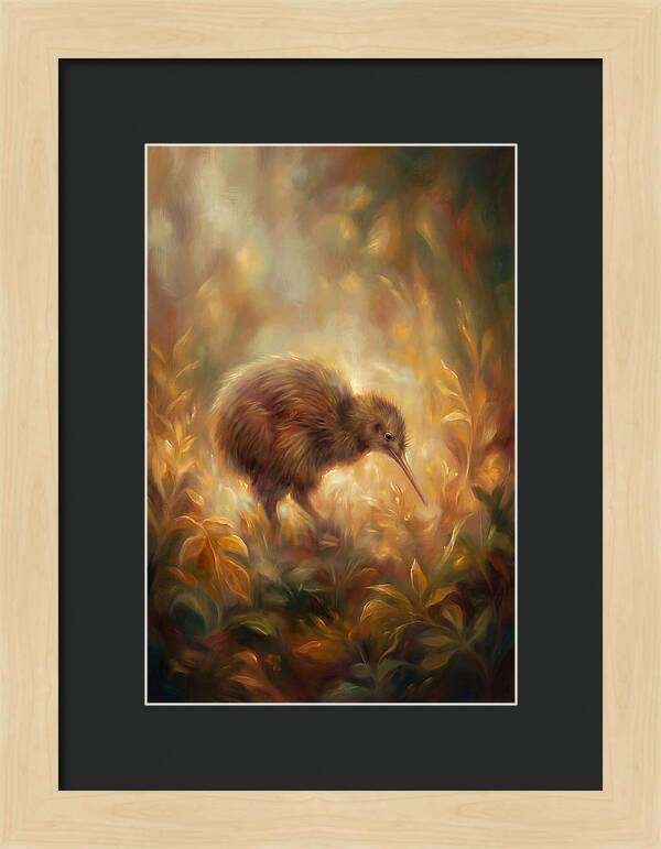 Kiwi Amongst Foliage
