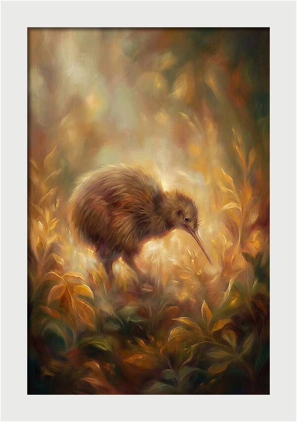 Kiwi Amongst Foliage