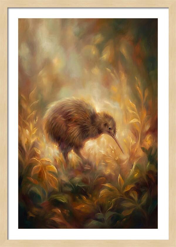 Kiwi Amongst Foliage