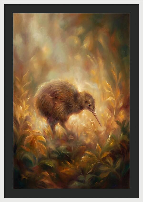 Kiwi Amongst Foliage