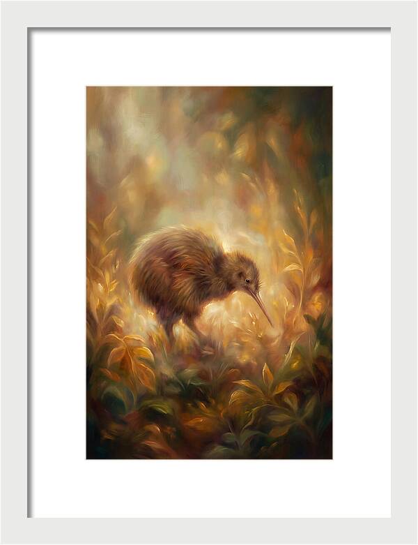 Kiwi Amongst Foliage